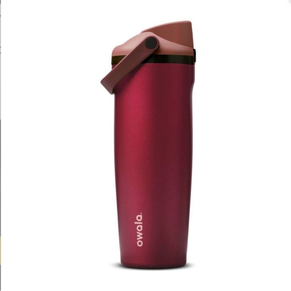 Special Edition 30 oz Holiday Owala FreeSip Water Bottle - Poinsettia